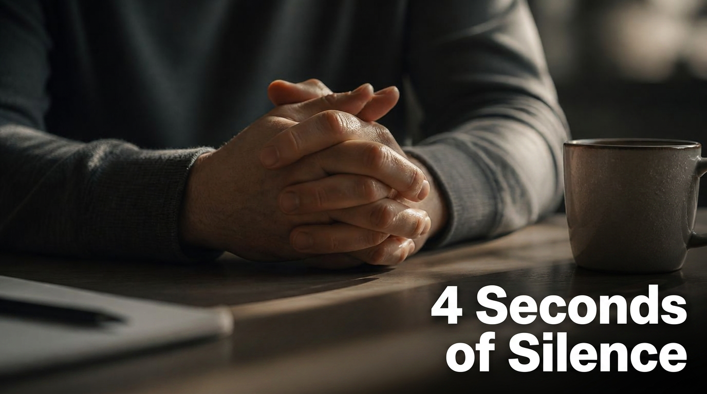 The Scariest Part of an Interview Isn't the Hard Question. It's the 4 Seconds of Silence After It